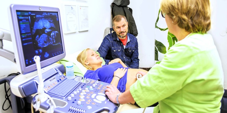 Ultralydsscanning på klinik