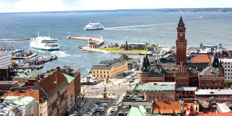 Helsingborg havneindløb