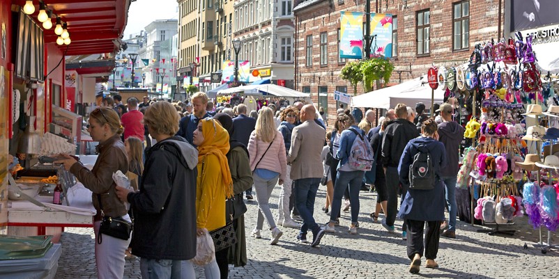 Gadehandlere ved Malmöfestivalen