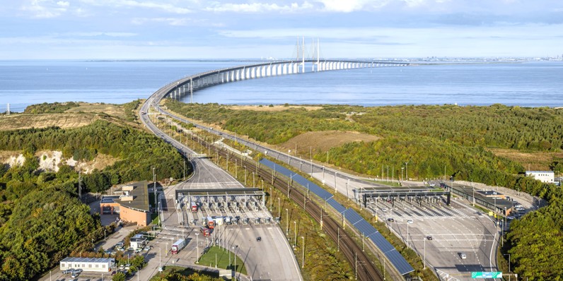 Den svenske grænse i Malmø