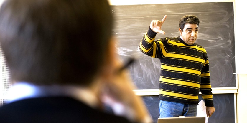 Teacher in class